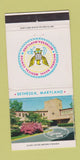 Matchbook Cover - National Naval Medical Center Bethesda MD 30 Strike