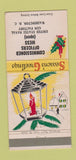 Matchbook Cover - Officers Mess Gun Factory Washington DC Christmas #2 30 Strike