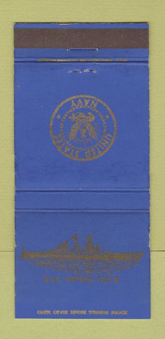 Matchbook Cover - USS Topeka US Navy WORN 30 Strike