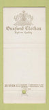 Matchbook Cover - Bullock Jones Oxxford Clothes 30 Stick