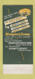 Matchbook Cover - Wedgwood Inn St Petersburg FL 21 Strike Feature