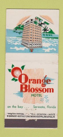 Matchbook Cover - Orange Blossom Hotel Sarasota FL 21 Strike Feature