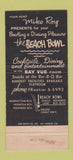 Matchbook Cover - Beach Bowling Hermosa Beach CA 30 Strike