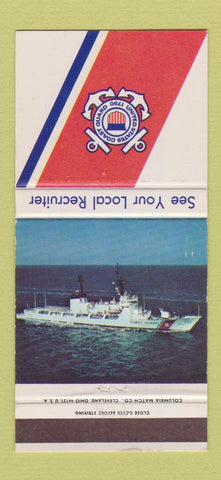Matchbook Cover - US Coast Guard Recruiting 30 Strike