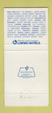 Matchbook Cover - Loews Lenfant Plaza Washington DC 30 Strike