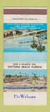 Matchbook Cover - Blue Waters Beach Motel Daytona Beach FL 30 Strike