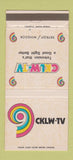 Matchbook Cover - CKLW TV Detroit MI WEAR 30 Strike
