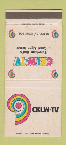 Matchbook Cover - CKLW TV Detroit MI WEAR 30 Strike