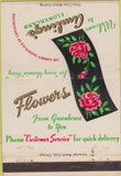 Matchbook Cover - Amlingo's Flowers Chicago IL 40 Strike