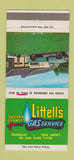 Matchbook Cover - Littell's Gas propane Franklin NJ 30 Strike