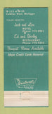Matchbook Cover - Sun n Snow Cadillac West MI 30 Strike