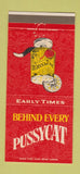 Matchbook Cover - Early Times Bourbon Louisville KY 30 Strike