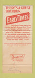 Matchbook Cover - Early Times Bourbon Louisville KY 30 Strike