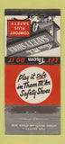 Matchbook Cover - Thom McAn Safety Shoes New York City 30 Strike