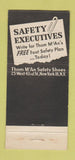 Matchbook Cover - Thom McAn Safety Shoes New York City 30 Strike