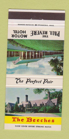 Matchbook Cover - The Beeches Paul Revere Motor Hotel Rome NY 30 Strike