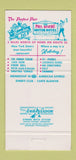 Matchbook Cover - The Beeches Paul Revere Motor Hotel Rome NY 30 Strike