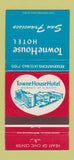 Matchbook Cover - Towne House Hotel San Francisco CA 30 Strike