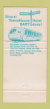 Matchbook Cover - Towne House Hotel San Francisco CA 30 Strike
