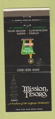 Matchbook Cover - Holliday Inn Mission Tesoro CA 30 Strike