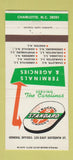 Matchbook Cover - Standard Trucking Company Charlotte NC 30 Strike