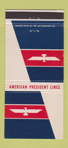 Matchbook Cover - American President Lines Shipping 30 Strike