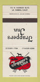 Matchbook Cover - Trappers Inn La Habra CA 30 Strike