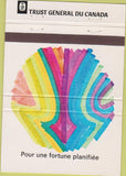 Matchbook Cover - Trust General Du Canada 40 Strike