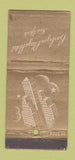 Matchbook Cover - Barbizon Plaza Hotel New York City WORN 30 Stick