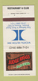 Matchbook Cover - Hilton Inn Wichita KS 30 Strike