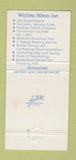 Matchbook Cover - Hilton Inn Wichita KS 30 Strike