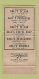 Matchbook Cover - Dale's Montgomery Birmingham AL Atlanta GA 30 Strike