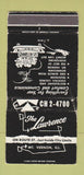 Matchbook Cover - The Lawrence Mount Vernon IL WORN 30 Strike