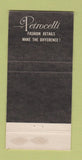 Matchbook Cover - Petrocelli Men's Clothes Gramatan Mount Vernon NY 30 Strike