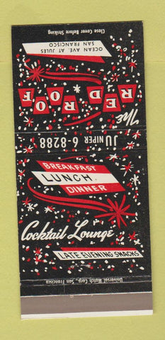 Matchbook Cover - The Red Room San Francisco CA 30 Strike
