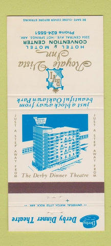 Matchbook Cover - Royale Vista Inn Hotel Hot Springs AR 30 Strike
