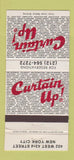 Matchbook Cover - Curtain Up New York City 30 Strike