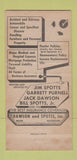 Matchbook Cover - Dawson Spotts Insurance Milton Watsontown PA 30 Strike