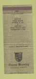 Matchbook Cover - Owens Brumley Funeral Home Fort Worth Bowie TX 30 Strike
