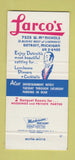 Matchbook Cover - Larco's Detroit MI restaurant 30 Strike
