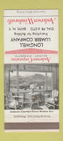 Matchbook Cover - Andersen Windows Longwell Lumber Bath NY 30 Strike