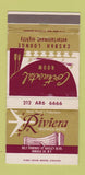 Matchbook Cover - Riviera Hotel Jamaica NY WEAR 30 Strike
