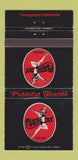 Matchbook Cover - Pussycat Porn Theatres movies girlie CA 30 Strike