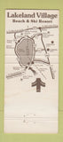 Matchbook Cover - Lakeland Village Beach Skiing Lake Tahoe CA 30 Strike
