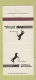 Matchbook Cover - Norfolk and Southern Railroad 30 Strike