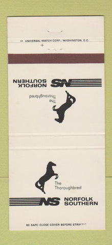 Matchbook Cover - Norfolk and Southern Railroad 30 Strike