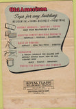 Matchbook Cover - Old American Building Materials Camberlain SD 40 Strike