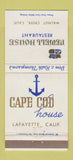 Matchbook Cover Newell Hosue Restaurant Lafayette CA Walnut Creek WEAR 30 Strike