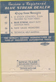 Matchbook Cover - R and R Auto Parks Hicksville NY 40 Strike