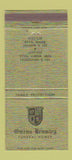 Matchbook Cover - Owens Brumley Funeral Home Fort Worth Bowie TX 30 Strike